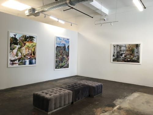Three large format collage prints | Photography by Steven Rudin | Little Haiti in Miami