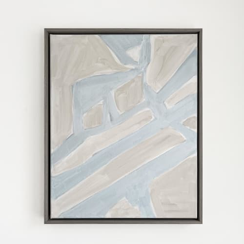 Blue Skies| Window Watching No. 1 | Paintings by Kim Fonder
