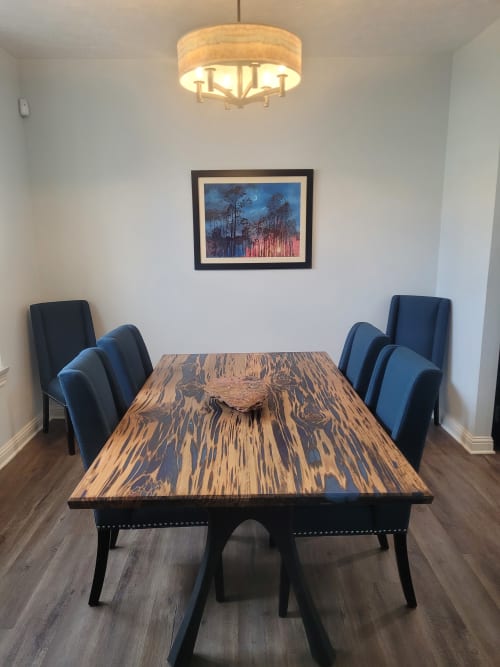Fun pecky cypress dinning table ! | Tables by Pelican State Woodworks
