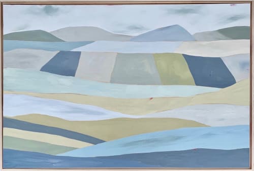 Spaces In My Mind | Oil And Acrylic Painting in Paintings by Janet Bludau Fine Art