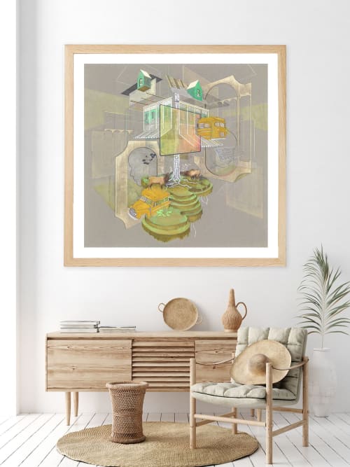 Birch & Elk (large format print) | Prints by Alyssa Dennis