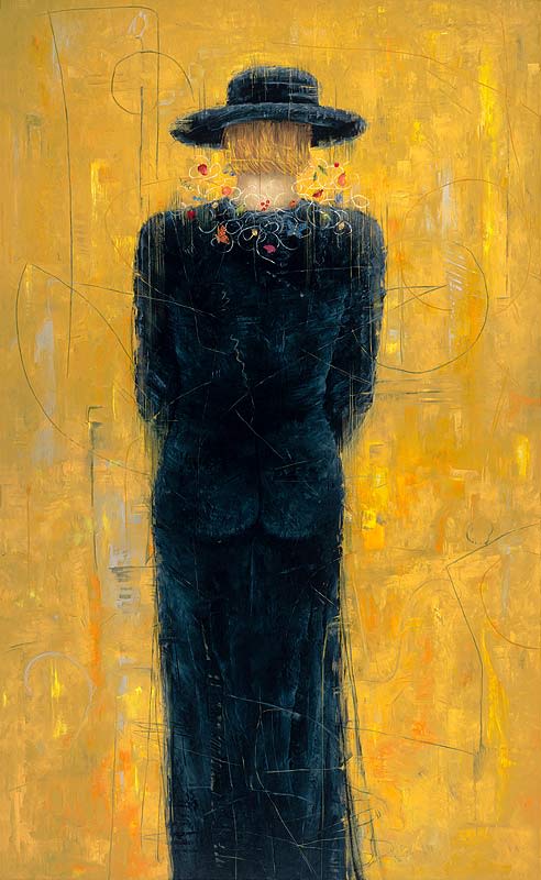 Erica Hopper "Ciao" | Oil And Acrylic Painting in Paintings by YJ Contemporary Fine Art | YJ Contemporary Fine Art in East Greenwich