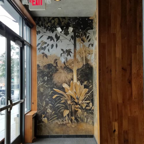 Sepia Mural | Murals by Cindy Fletcher-Holden | Starbucks in Washington