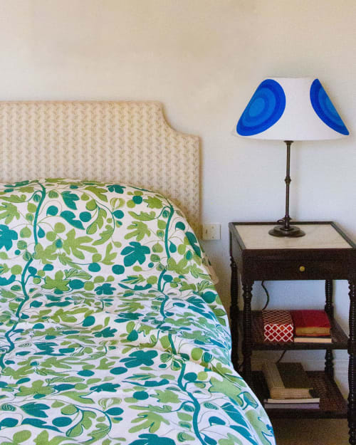 Figs (tones of green) | Curtains & Drapes by Jessie de Salis