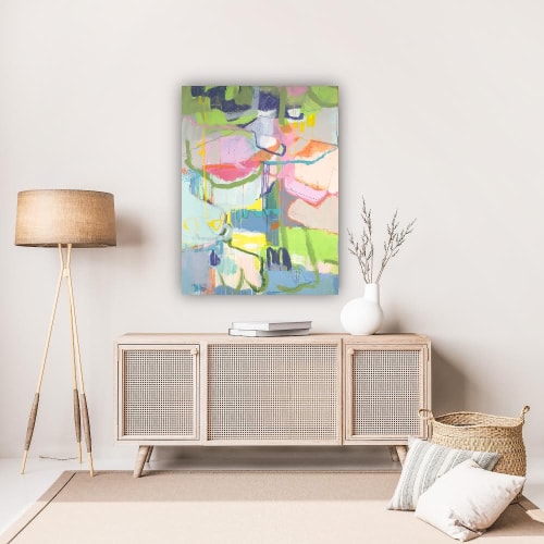 Seaflower Reef 2 | XL 45x60 | Abstract Canvas Print | Paintings by Mary Elizabeth Meditative Abstract Art  |  COOL. CALM. very COLLECTED.™ All art ©