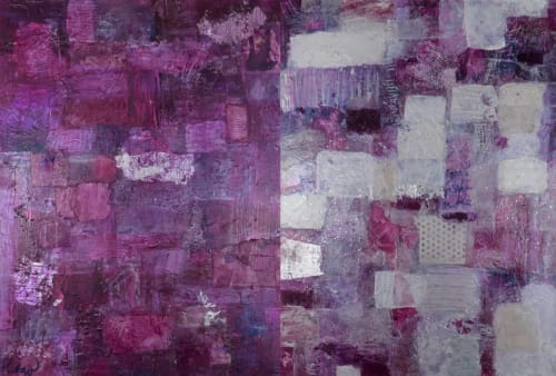 Trust the Process // Hold the Vision | Oil And Acrylic Painting in Paintings by Amanda Marko