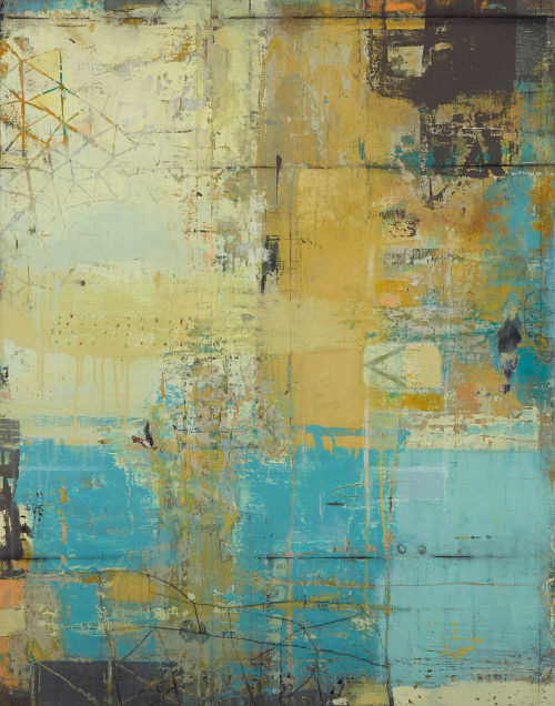 Blue Divide | Paintings by Rand Kramer | 129 Roberts St in Asheville
