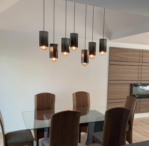 Hex Light | Pendants by John Beck Steel | Fairmont Tremblant in Mont-Tremblant