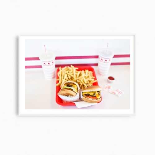 Colorful Americana wall art, 'In-N-Out Burger' photograph | Photography by PappasBland