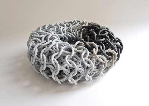 Inside out -blue-little black | Sculptures by Stufio Cecil Kemperink