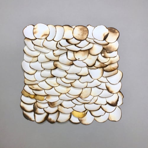 Playing With Fire No. 53 (Edgy Series), available | Mixed Media by Kelly M O'Brien | PaperJoy Studio