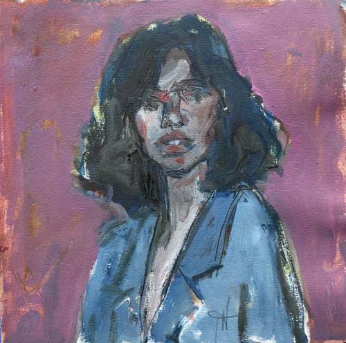 career girl | Mixed Media in Paintings by Ian Hargrove