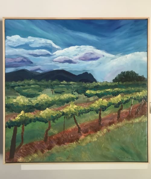 Calais Vista | Paintings by Virginia Burke | Mistletoe Winery in Pokolbin