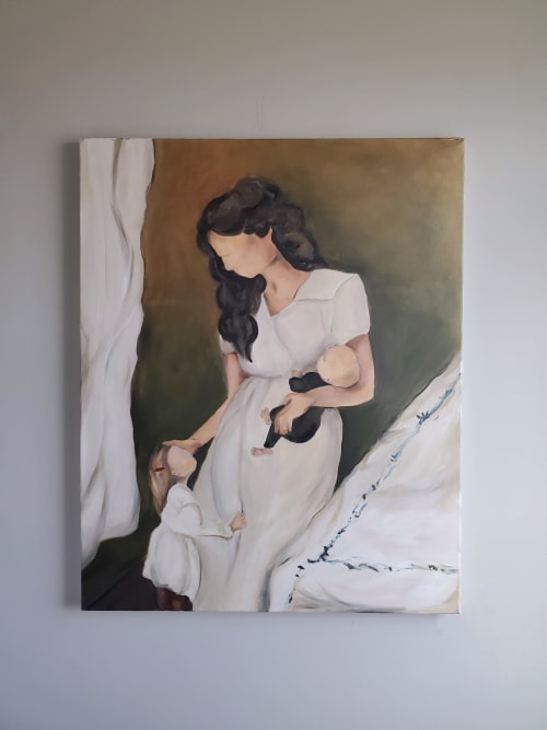 Eleanor, 24x30 original oil painting | Paintings by Kayla Gale