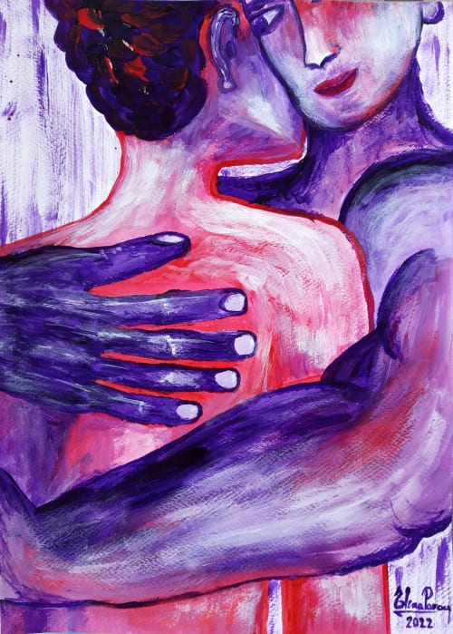 Colours of sensuality 7, Colores de Sensualidad 7 | Paintings by Elena Parau