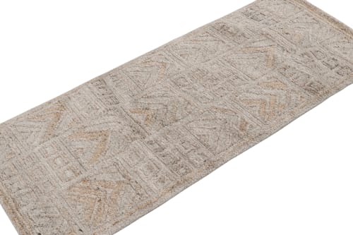 Rug & Kilim’s Outdoor Scandinavian Runner Rug with Gray | Rugs by Rug and Kilim