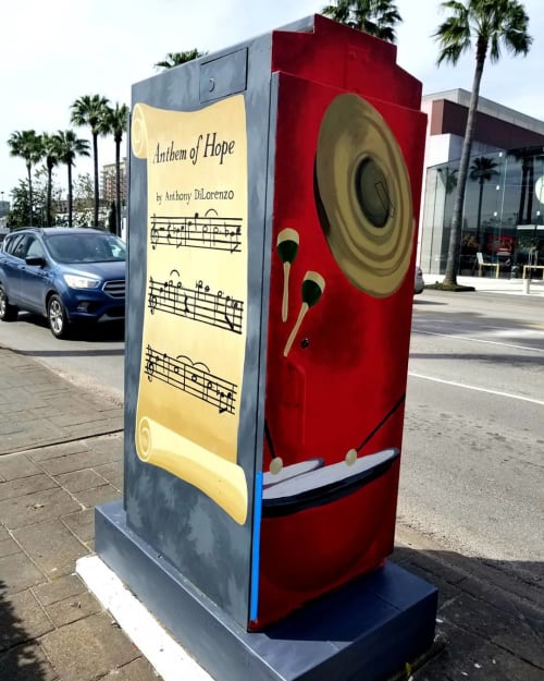 Utility box mural | Street Murals by Studio Jexxi
