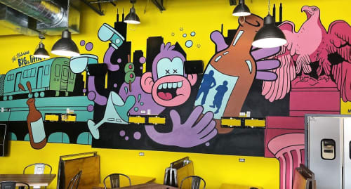 Mural | Murals by Mosher | BIG & little’s Restaurant and Bar in Chicago