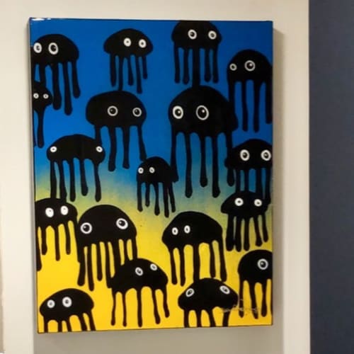 Custom Jellies | Oil And Acrylic Painting in Paintings by Elliott C Nathan