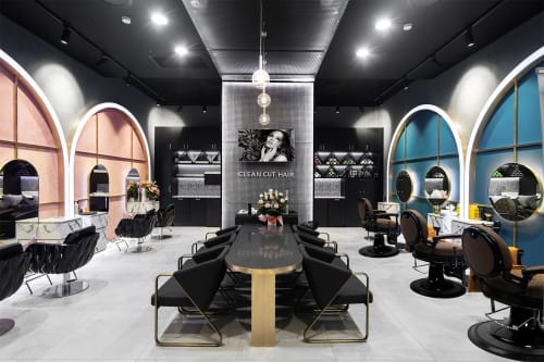 Clean Cut Hair | Interior Design by Studio Hiyaku | Stockland Wetherill Park Shopping Centre in Wetherill Park