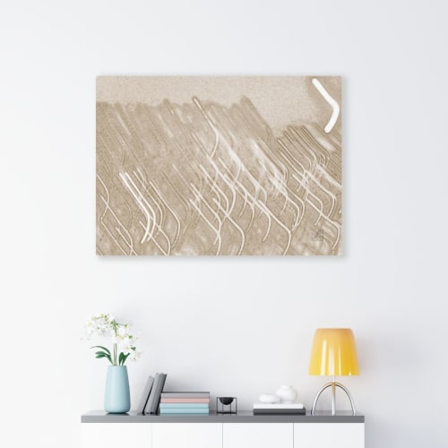 Circa 3758 -- textured abstractions in sepia | Art & Wall Decor by Petra Trimmel