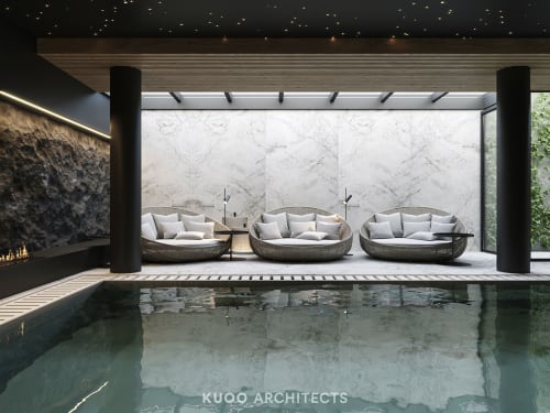 CHALET HOUSE SPA | Interior Design by KUOO ARCHITECTS by Kat Kuo