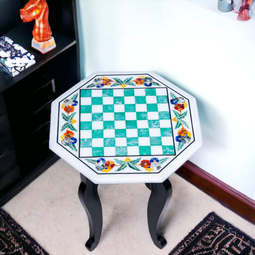 Handmade chess table, Luxury chess table, Marble chess table | Tables by Innovative Home Decors