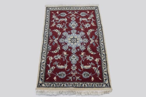 Red Traditional 3X5 Nain Persian Rug | Rugs by Magic Rugs