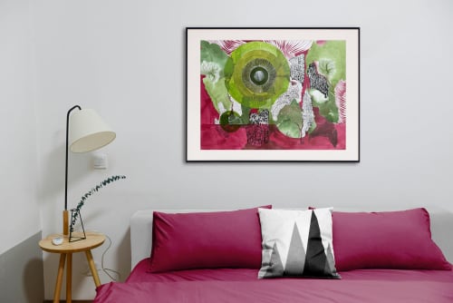Eye of the Storm | Mixed Media by Kamina Studio
