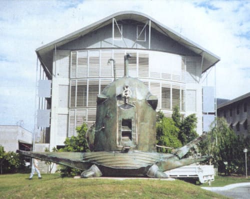 J.C.U Investigator | Public Sculptures by Anton Hasell | JCU: James Cook University, Australia, Townsville, Douglas Campus in Douglas