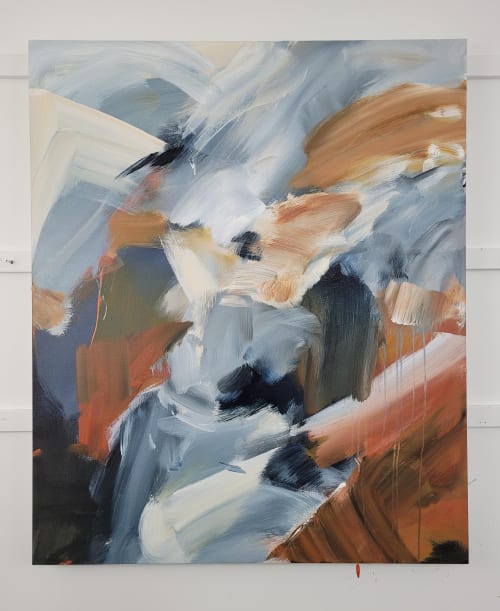 Unmasked 2 | 36"x30" | Oil And Acrylic Painting in Paintings by Marianne H Nielsen Art