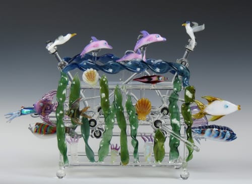 Ocean Commotion #2 | Sculptures by Bandhu Dunham