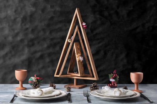 Wooden Christmas Tree | Decorative Objects by Halohope Design