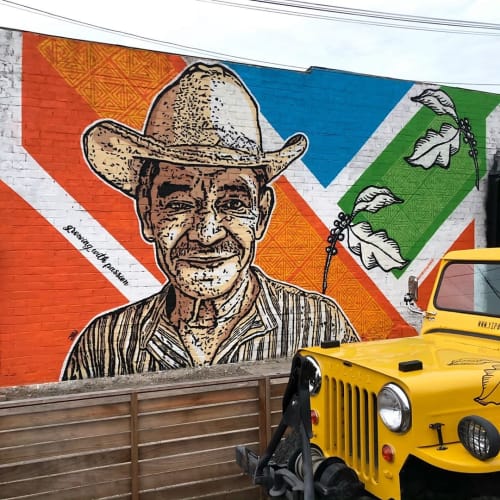 Don Joaquin | Street Murals by DjLu / Juegasiempre
