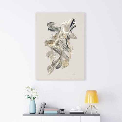 Convolution 18076 | Oil And Acrylic Painting in Paintings by Rica Belna