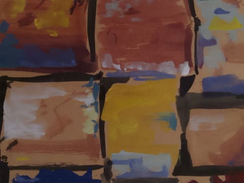 Redbrown | Oil And Acrylic Painting in Paintings by Cumin Studio