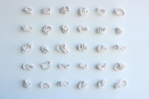 Knot Series III: Calling Lights | Sculptures by Purely Porcelain