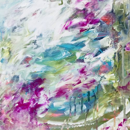 Dreams Of Spring | Oil And Acrylic Painting in Paintings by Darlene Watson Abstract Artist