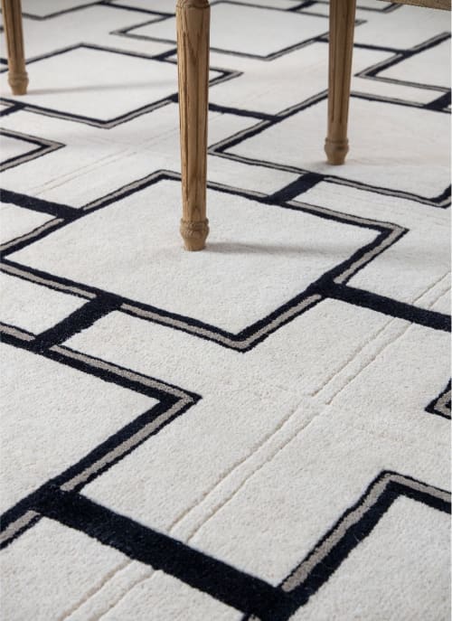 Handmade Area Rug | Kio Design NZ Wool | 8 x 10 Ft. | Rugs by KAYMANTA