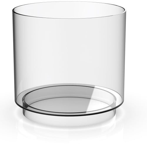 16-Inch Clear Acrylic Floor Planter | Vases & Vessels by Lumaclare