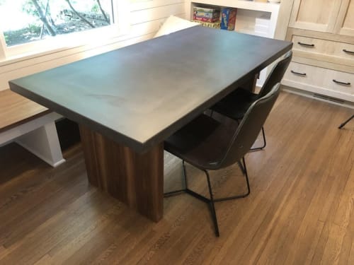 Emerson Concrete Dining Table | Tables by Wood and Stone Designs