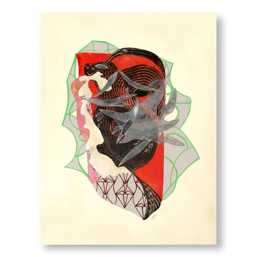 Pulling It Together | Mixed Media in Paintings by Nastia Craig