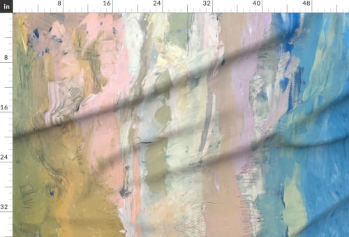 Belgian Linen Fabric Art Panel: Beloved by Dorothy Fagan | Textiles by Dorothy F