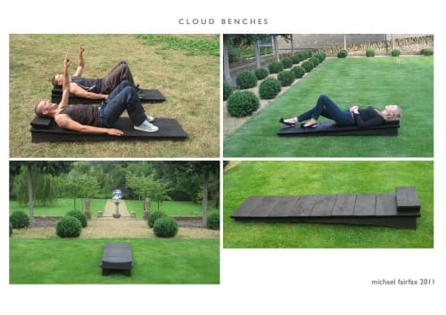 Cloud Benches | Public Sculptures by Michael Fairfax Studio