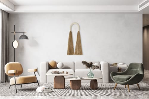Scandi-style Large jute Arch- Jute Arcus | Wall Hangings by YASHI DESIGNS