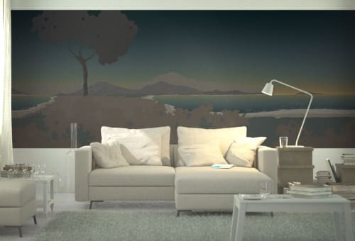 The Vista Collection (Twilight) | Wallpaper in Wall Treatments by Baron Paris Studio