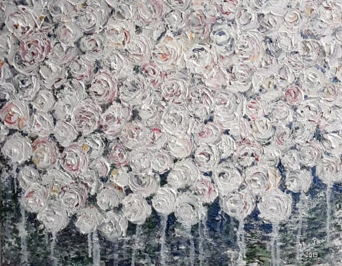 Love me forever | Oil And Acrylic Painting in Paintings by Elena Parau