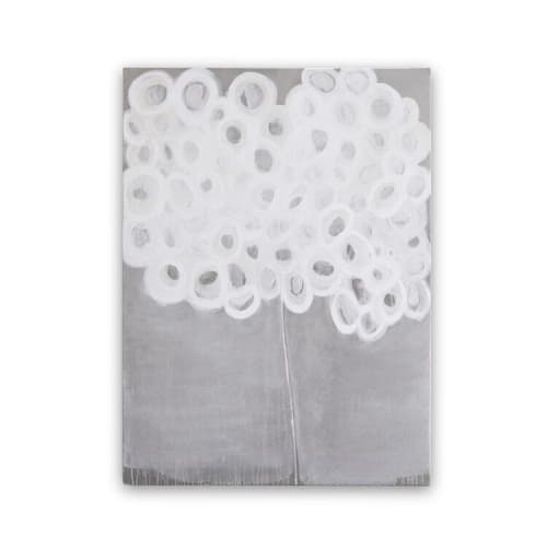 BIANCO CERCHIA PERLA XXX | Mixed Media by Kim Fonder