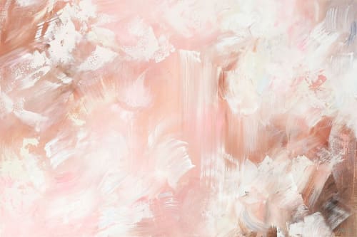 Quietly Blushing | Oil And Acrylic Painting in Paintings by Dana Mooney Art