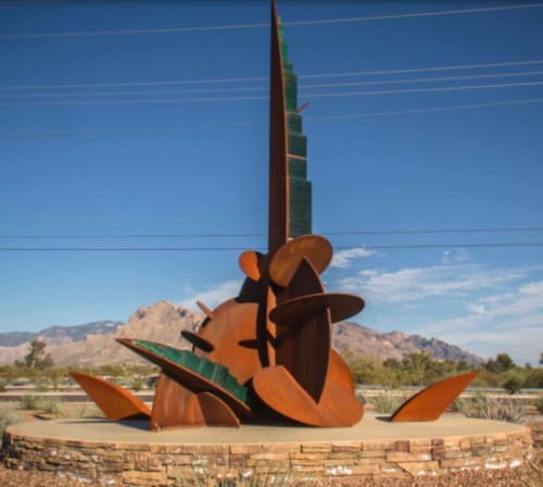 silicAspire | Public Sculptures by KevinBoxStudio. | Pima County Transportation in Tucson